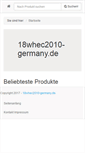 Mobile Screenshot of 18whec2010-germany.de