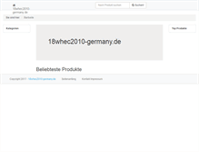 Tablet Screenshot of 18whec2010-germany.de